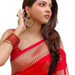 Soft Silk Saree With Blouse Piece For Women