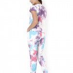 Night Suit Set for Women Rayon, Night Dress, Lounge Wear,Printed Rayon,Top and Capri Set for Women