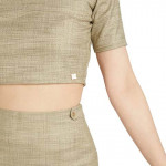 Beige Round Neck Co-Ord Set