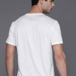 Men White Solid Running Sustainable T-shirt