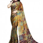 Printed, Floral Print Daily Wear Chiffon Saree