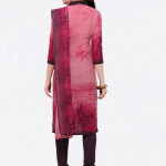 Printed Crepe Casual Churidar Geometric Dress Material